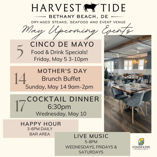 Steaks, Oyster Bar, Seafood Harvest Tide Steakhouse Restaurant